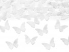 konfettikanon - Hvite Sommerfugler (20 cm) thumbnail