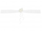 Bilpynt Organza Bildekorasjon med Sateng Blomster 2 stk thumbnail