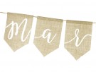 Banner Just Married Jute thumbnail