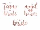 Midlertidige Tatoveringer Team Bride Rosegull thumbnail
