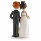 Brudepar med hund – Kakefigur (16 cm) thumbnail