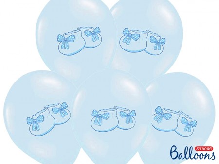 Ballonger Lyseblå Babysokk