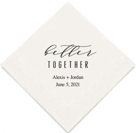 Better Together - Personlige Servietter