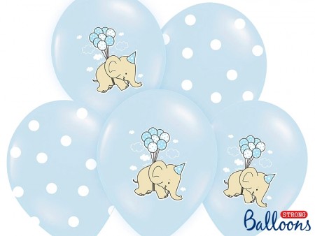 Ballonger Elefant Blå
