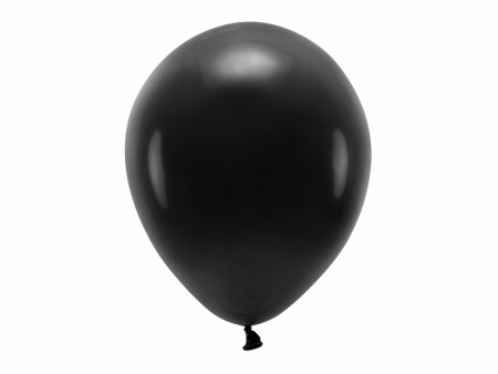 ECO Ballonger 10 Stk, 30cm - Pastell, Svart